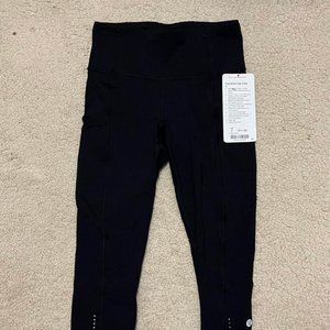 Lululemon Fast and Free Crop II Leggings - Size 4